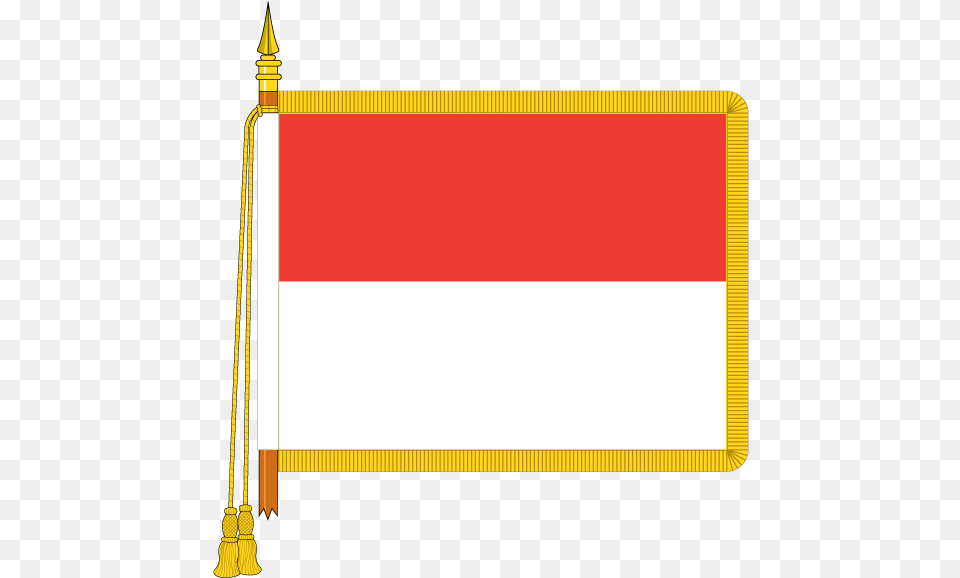 Ceremonial Indonesia Flag Gold Fringe Uk Flag Png Image