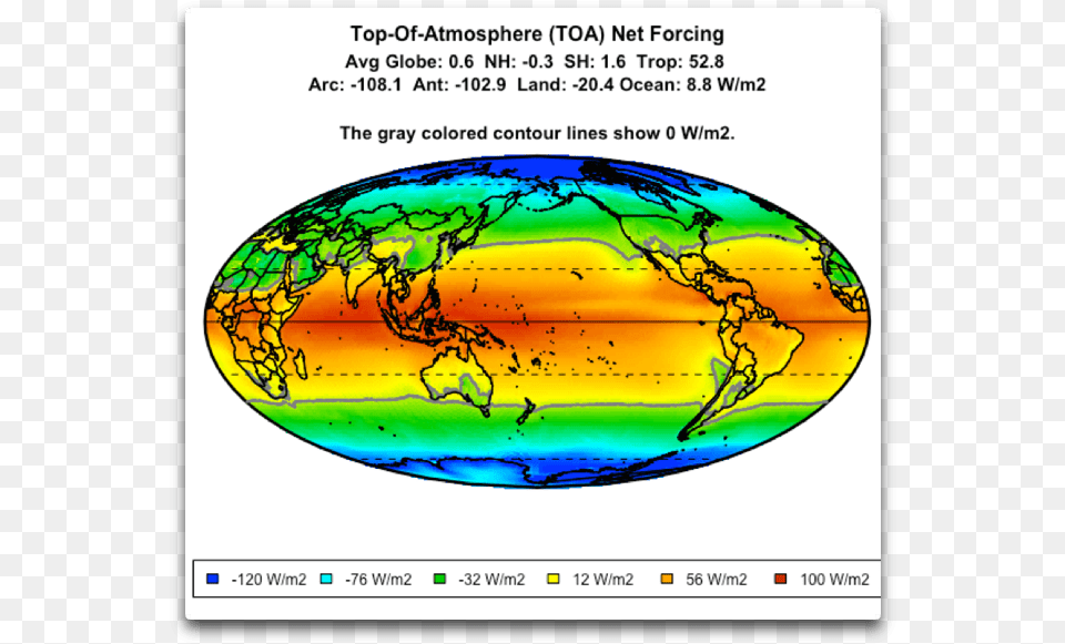 Ceres Toa Net Forcing Solar Forcing Gradient Latitude Globe, Nature, Outdoors, Sea, Water Png Image