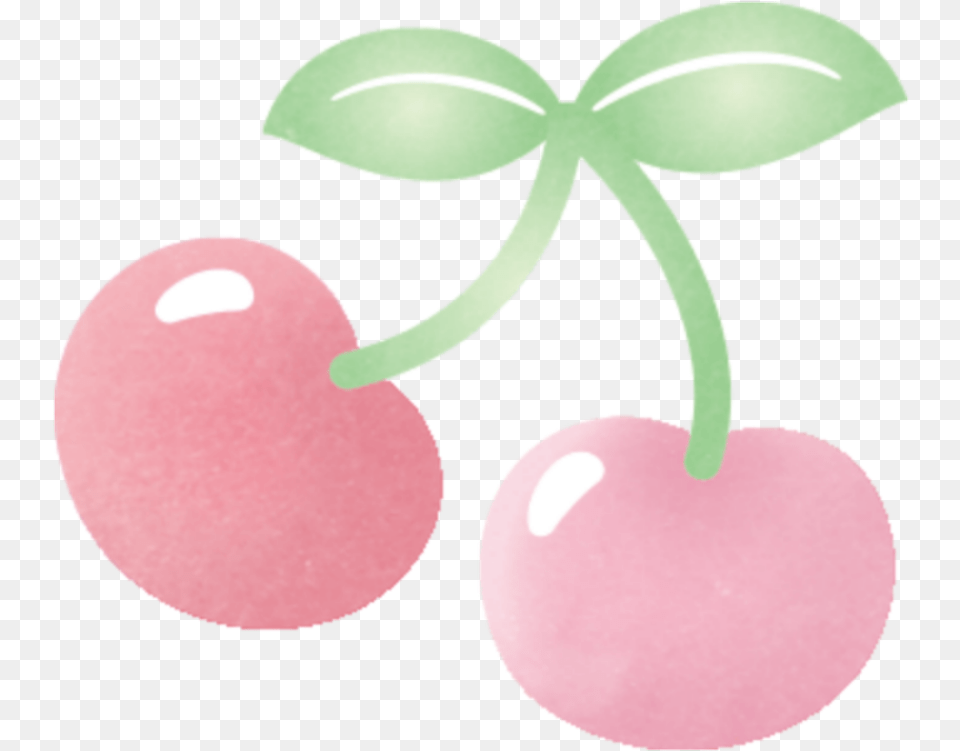 Cereza Cute Pink Apple, Cherry, Food, Fruit, Plant Free Png