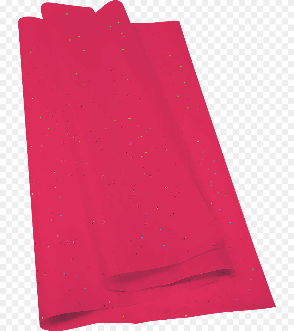 Cerise Pink Sparkle Glitter Tissue Paper, Towel Png Image