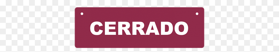 Cerrado Mauve Sign, Symbol, License Plate, Transportation, Vehicle Free Png Download