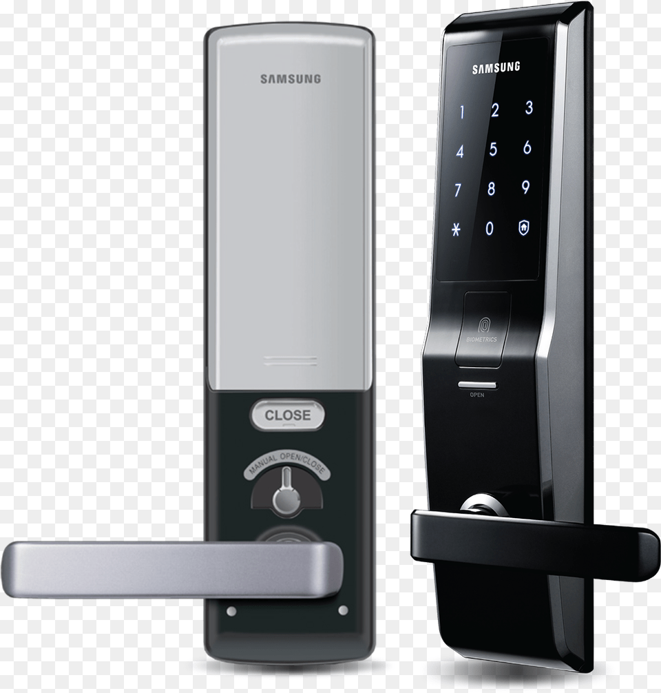 Cerradura De Huella Digital Samsung Shs H705 Samsung Shs H705 Shs 5230 Fingerprint Biometric Smart, Electronics, Handle, Mobile Phone, Phone Png