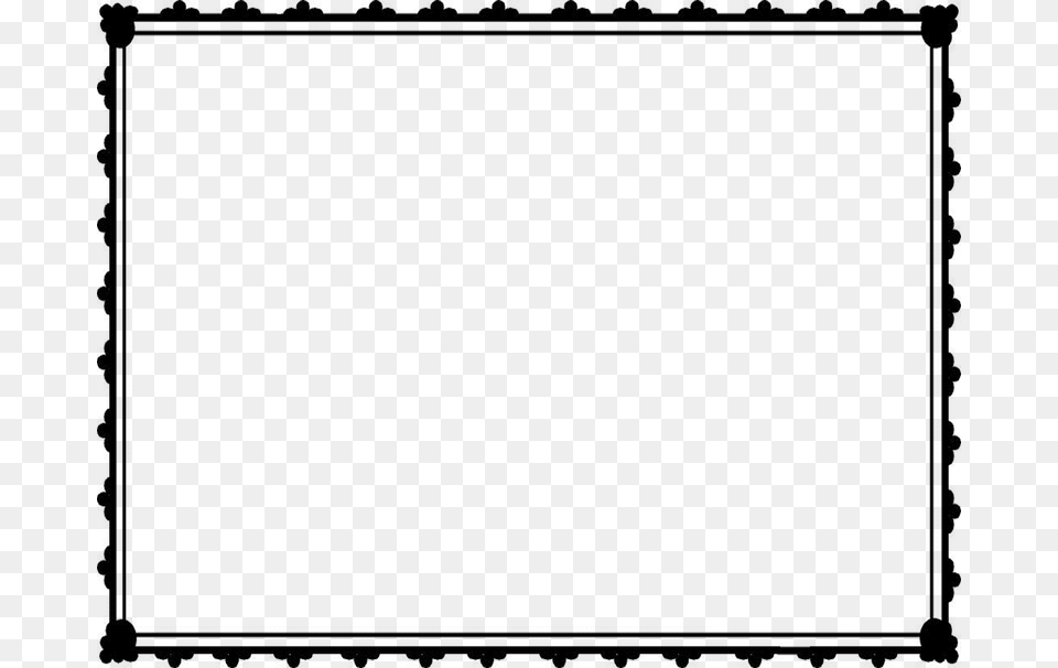 Certificate Border Clipart, Gray Free Png Download