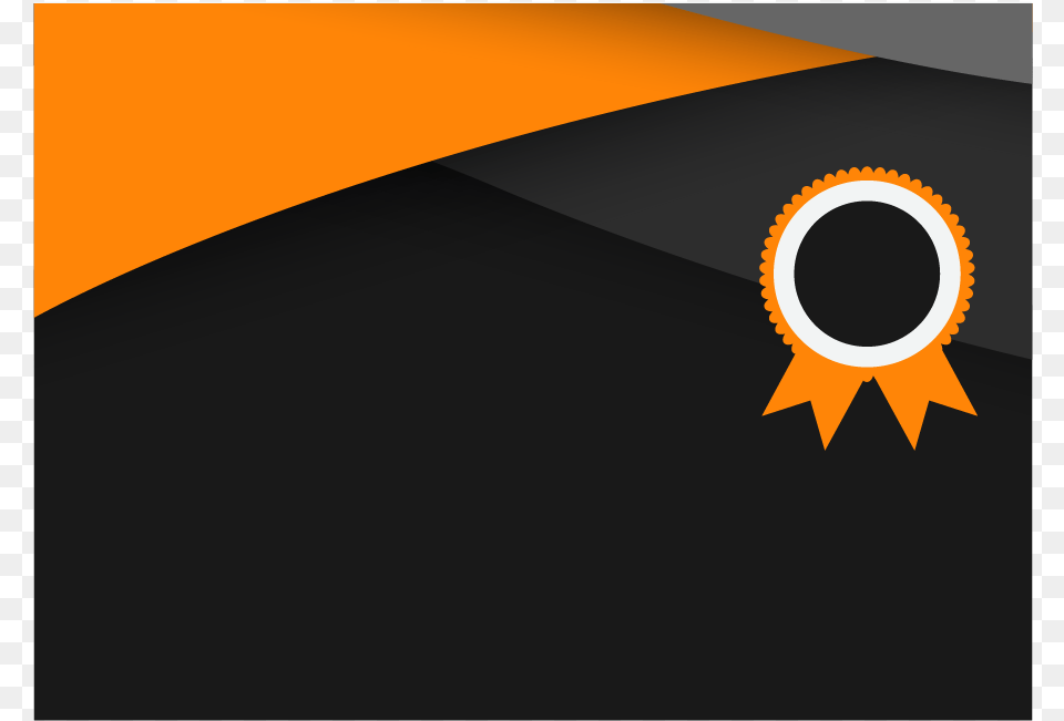 Certificate Design Orange, Logo Png