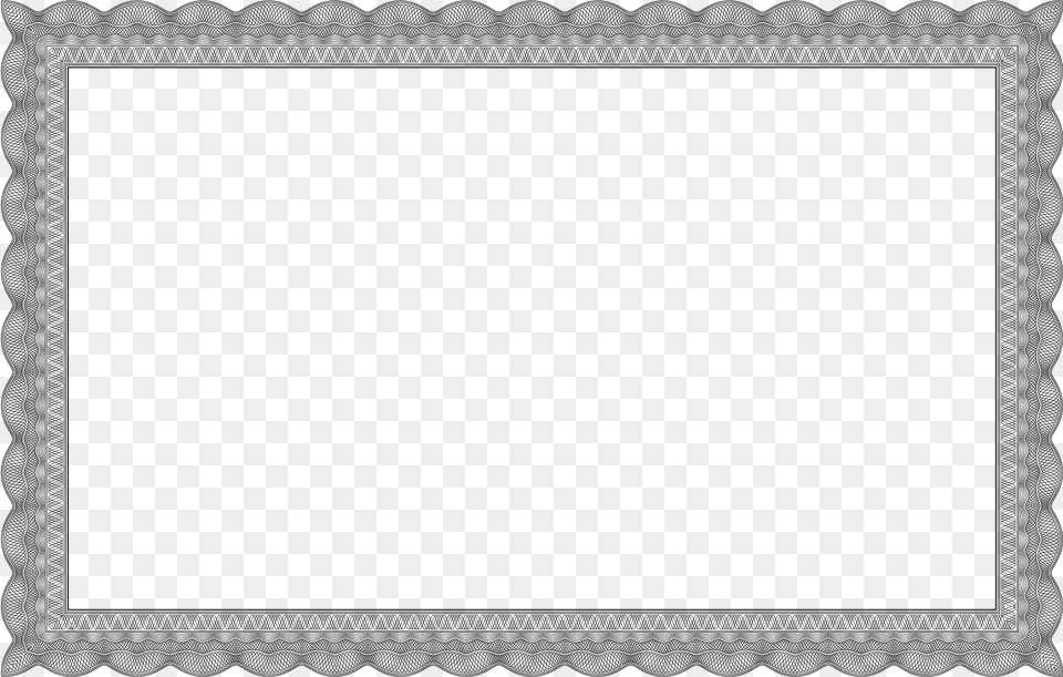 Certificate Frame, Gray Png Image