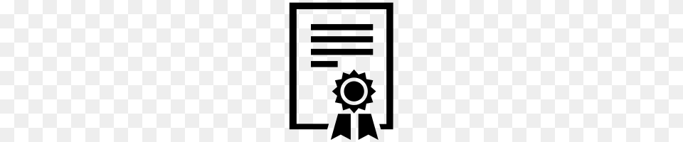 Certificate Icons Noun Project, Gray Free Png