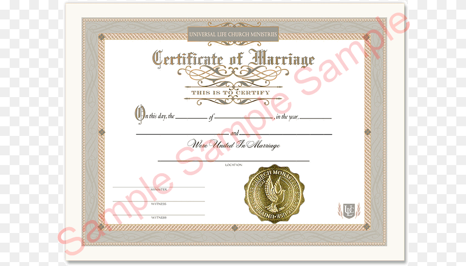 Certificate Of Marriage Cord Marriage Certificate, Text, Diploma, Document Png Image