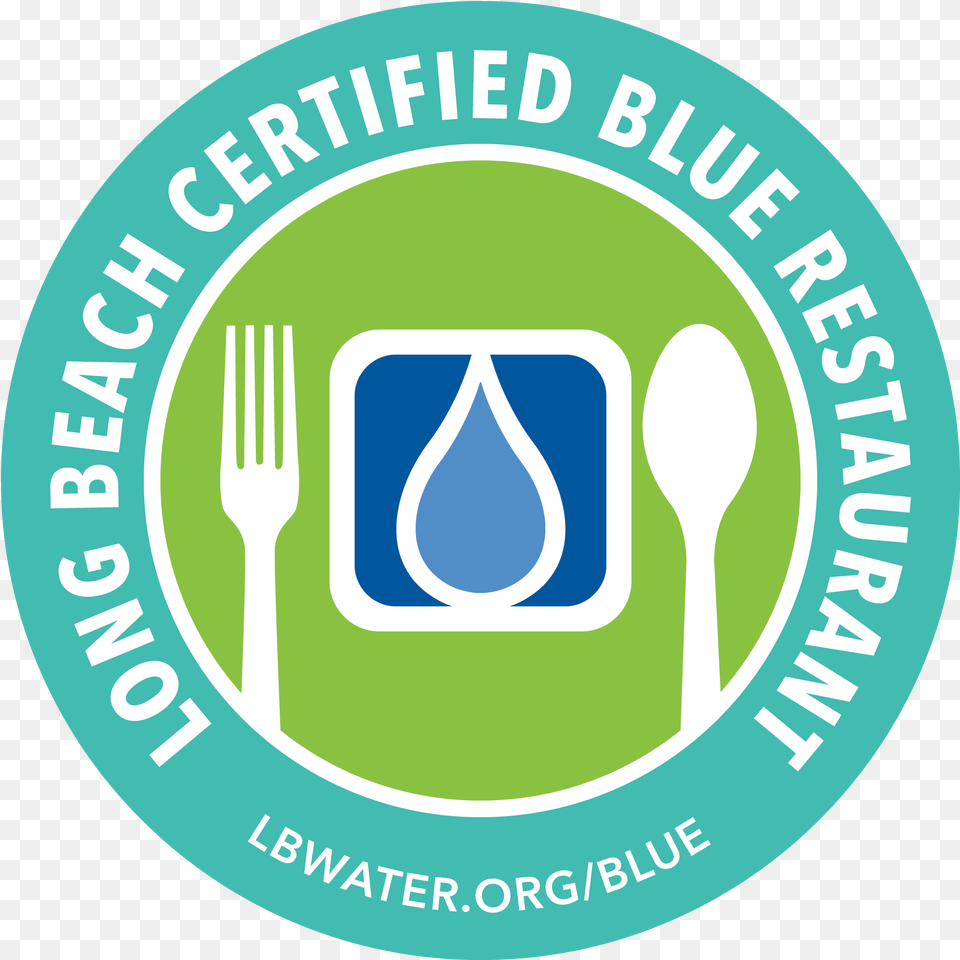 Certified Blue Icon Emblem, Cutlery, Fork, Spoon, Disk Png Image