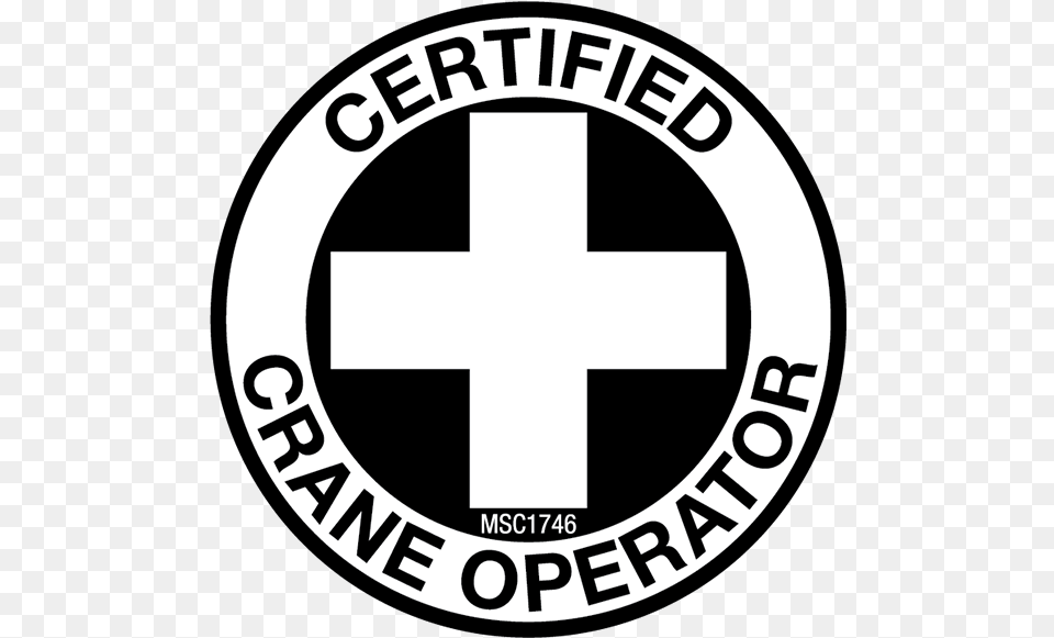 Certified Crane Operator Hard Hat Emblem Logo Taekwondo Itf, Symbol, Disk Free Png