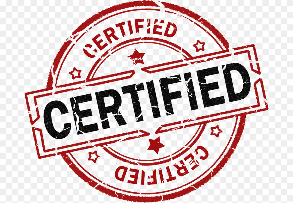 Certified Image With Transparent Emblem, Logo, Architecture, Building, Factory Free Png