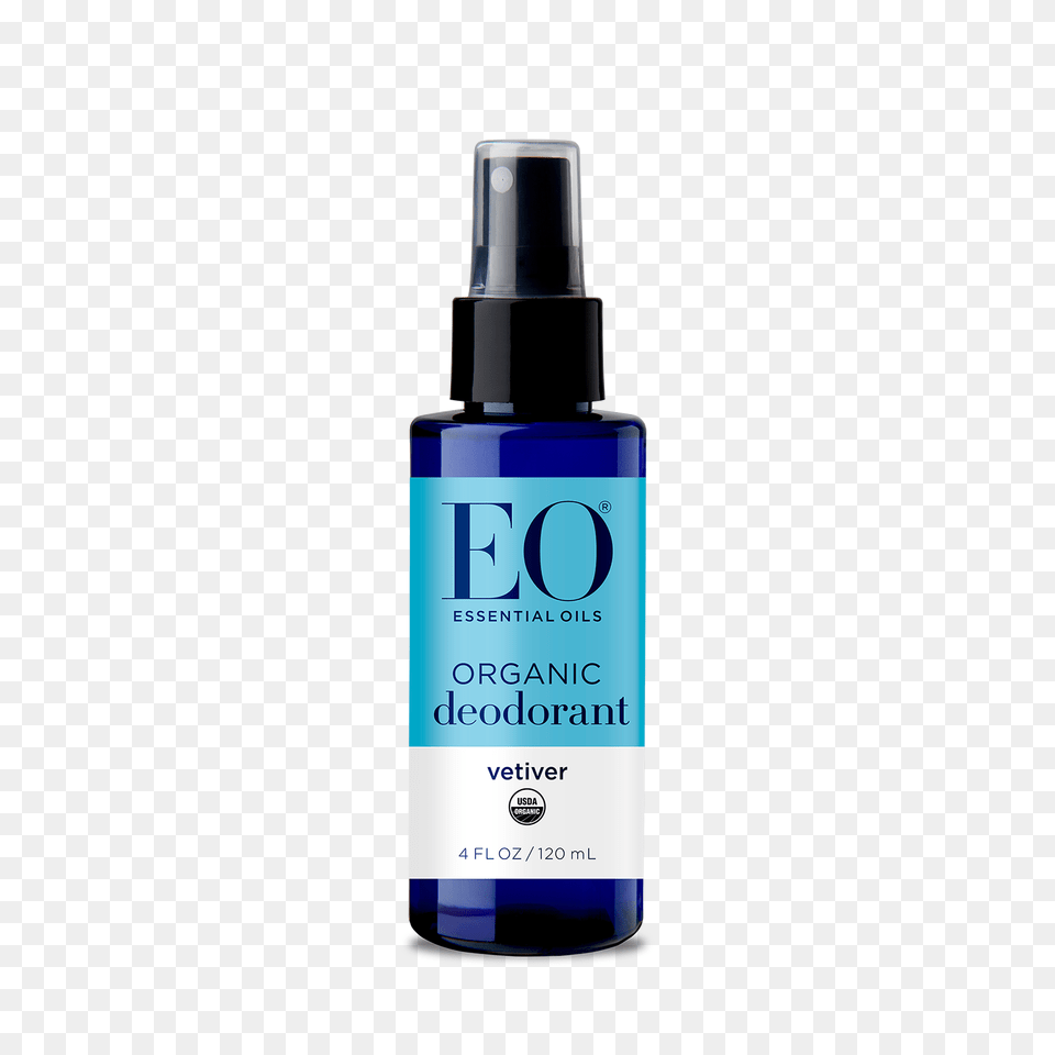 Certified Organic Deodorant Spray Vetiver Eo Products, Bottle, Cosmetics, Perfume Png