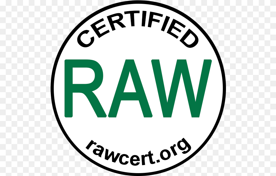 Certified Raw Logo Magnet Circle, Disk Free Png