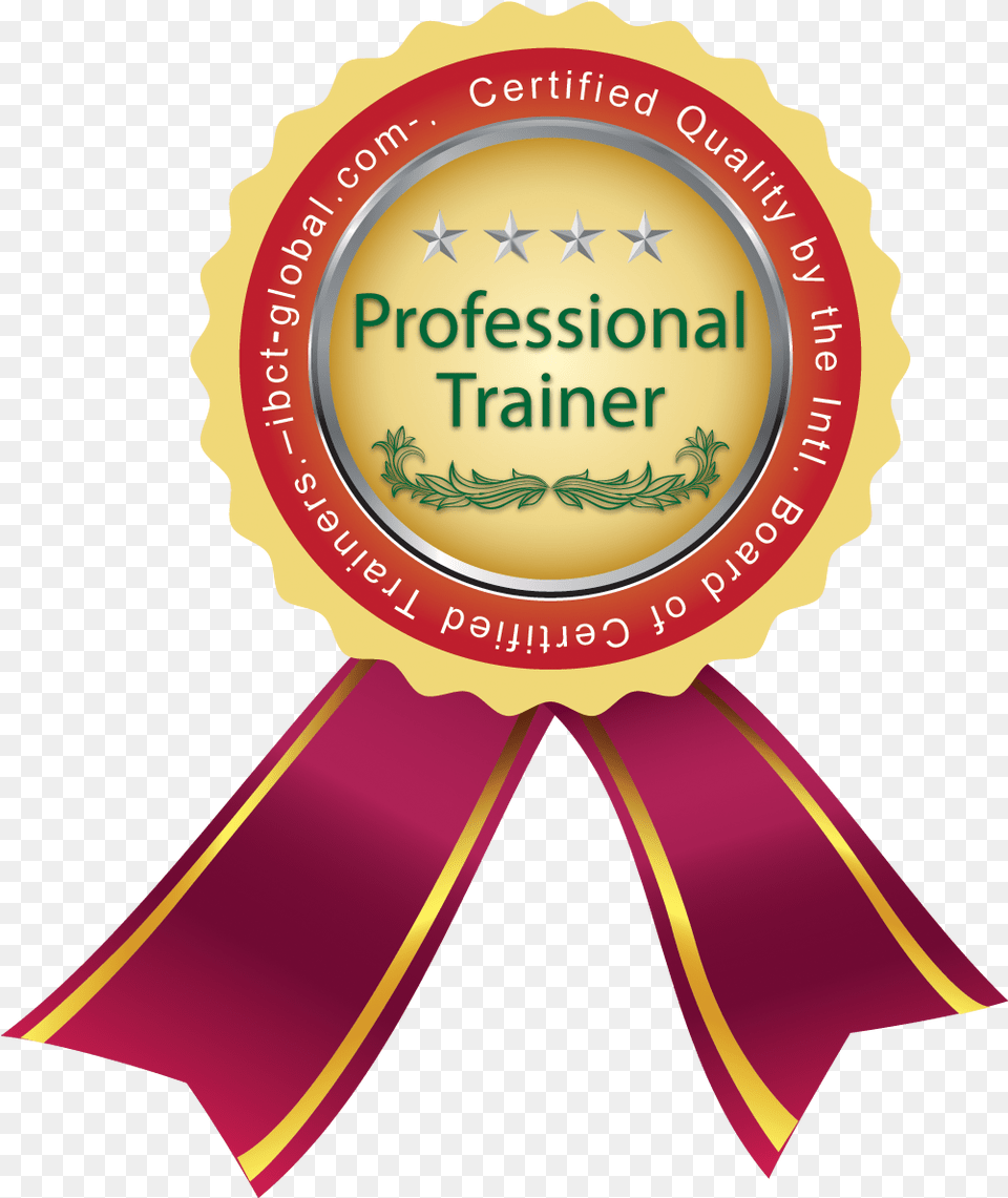 Certified Trainer, Badge, Gold, Logo, Symbol Png Image