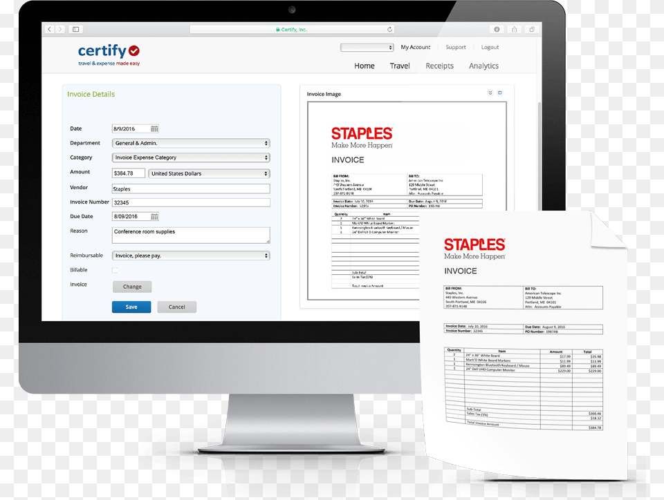 Certify Invoice Is Now Available, Text, Computer Hardware, Electronics, Hardware Free Transparent Png