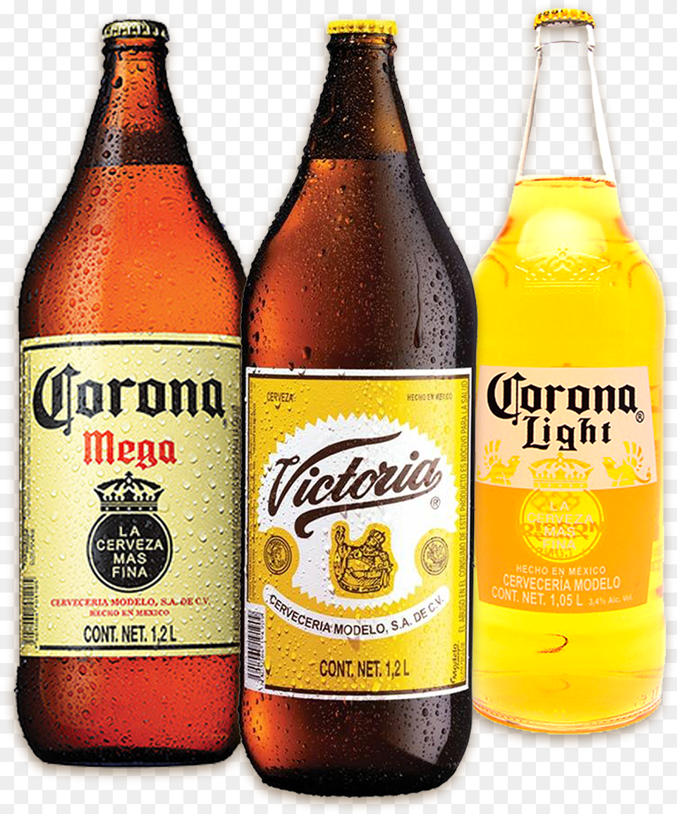 Cerveza Victoria Mega Cerveza Corona Mega, Alcohol, Beer, Beer Bottle, Beverage Free Png