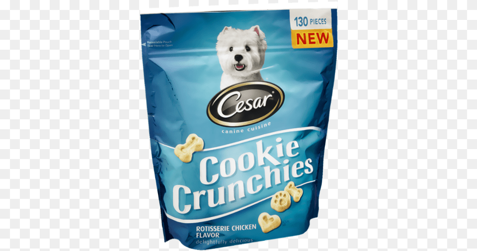 Cesar Canine Cuisine Cookie Crunchies Rotisserie Chicken Cesar Canine Cuisine Cookie Crunchies Filet Mignon, Food, Snack, Animal, Dog Png Image