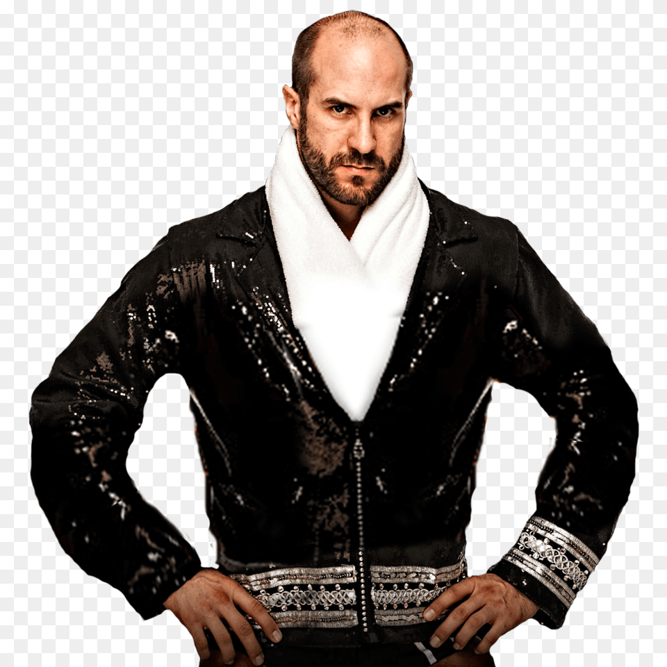 Cesaro Looking Straight, Jacket, Adult, Person, Clothing Free Png