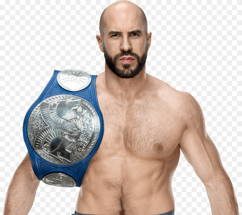 Cesaro New Sdlive Tag Team Champion 2018 By Ambriegnsasylum16 Tommaso Ciampa Tag Team Cgampion, Adult, Male, Man, Person Free Png Download