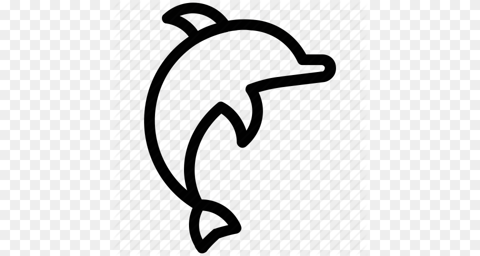 Cetacean Dolphin Dolphin Jumping Fish Mammal Sea Animal Icon, Electronics, Hardware Png Image