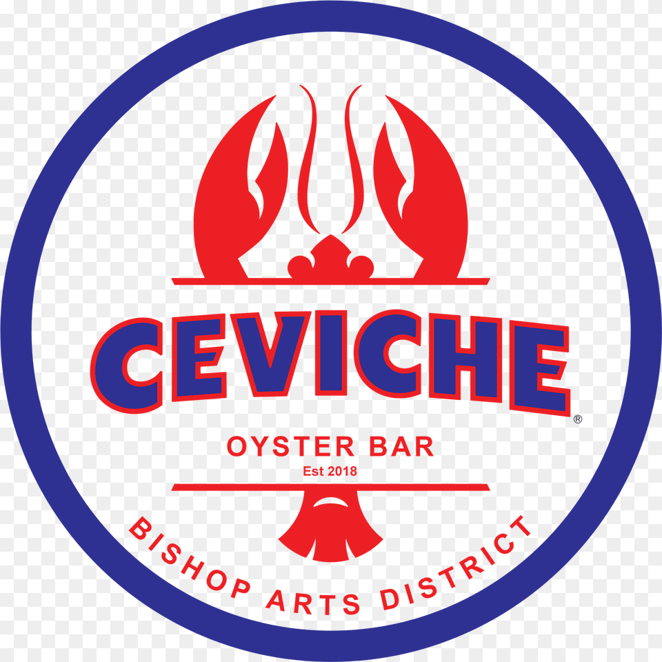 Ceviche Oyster Bar U2013 Seafood And Dallas Texas Circle, Logo, Emblem, Symbol Free Png