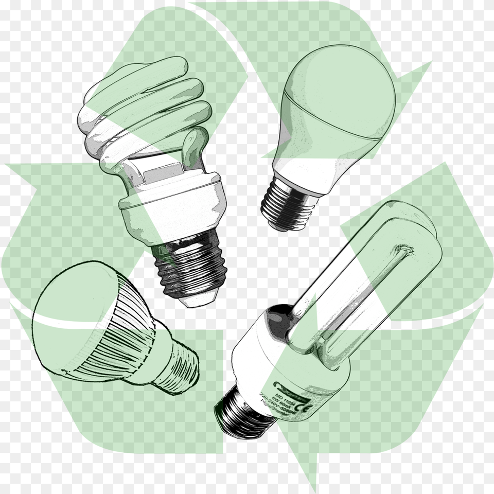 Cfl Bulbs Are Also Recyclable Click To Learn More Incandescent Light Bulb, Lightbulb, Recycling Symbol, Symbol Png