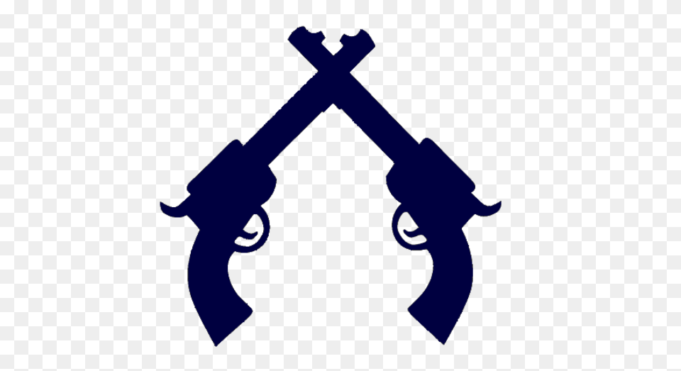 Cg Blue Free Images, Silhouette, Firearm, Weapon, Cross Png Image
