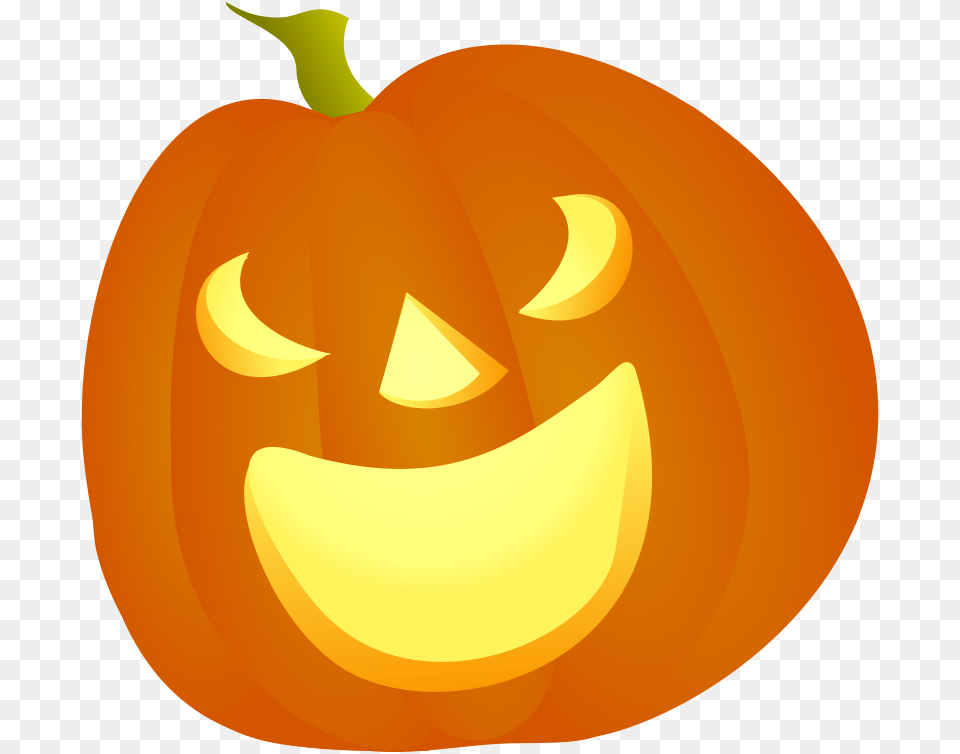 Cgbug Halloween Pumpkin Smile, Vegetable, Food, Produce, Plant Free Transparent Png