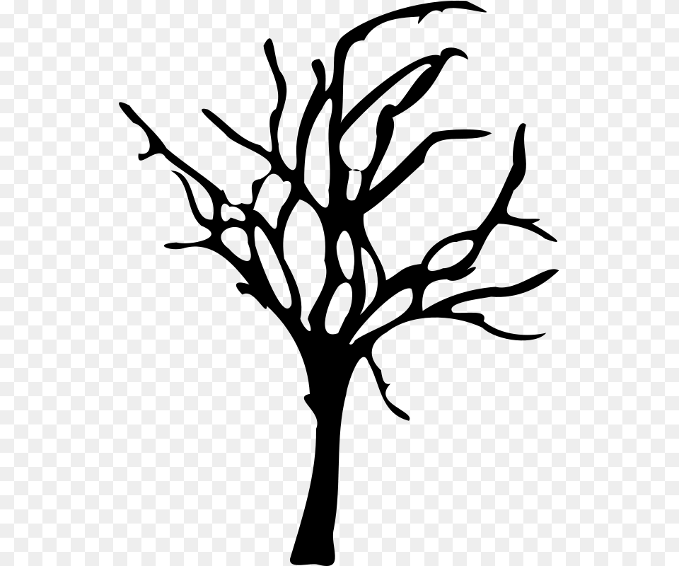 Cgbug Halloween Small Dead Tree, Gray Free Png Download