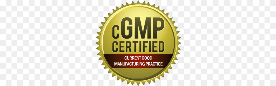 Cgmp Certified Label, Gold, Logo, Durian, Food Free Png