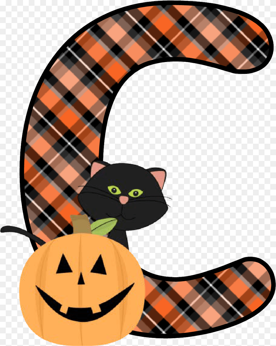 Ch B Alfabeto Calabaza De Kid Sparkz Halloween Printable Halloween Alphabet Letters Cat Pumpkin Png Image