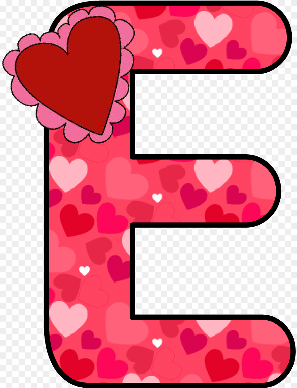 Ch B Alfabeto Corazon De Kid Sparkz Letras Del Abecedario Decoradas Con Corazones, Symbol, Number, Text Png