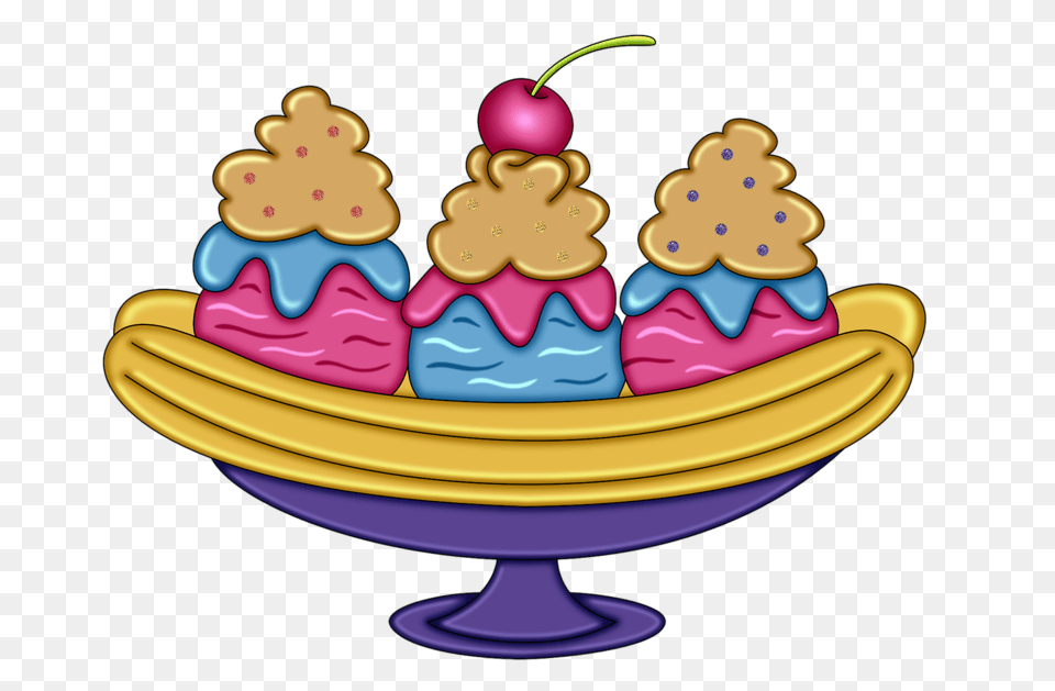 Ch B Ice Cream Clipart Ice Cream Clipart, Dessert, Food, Ice Cream, Birthday Cake Png Image