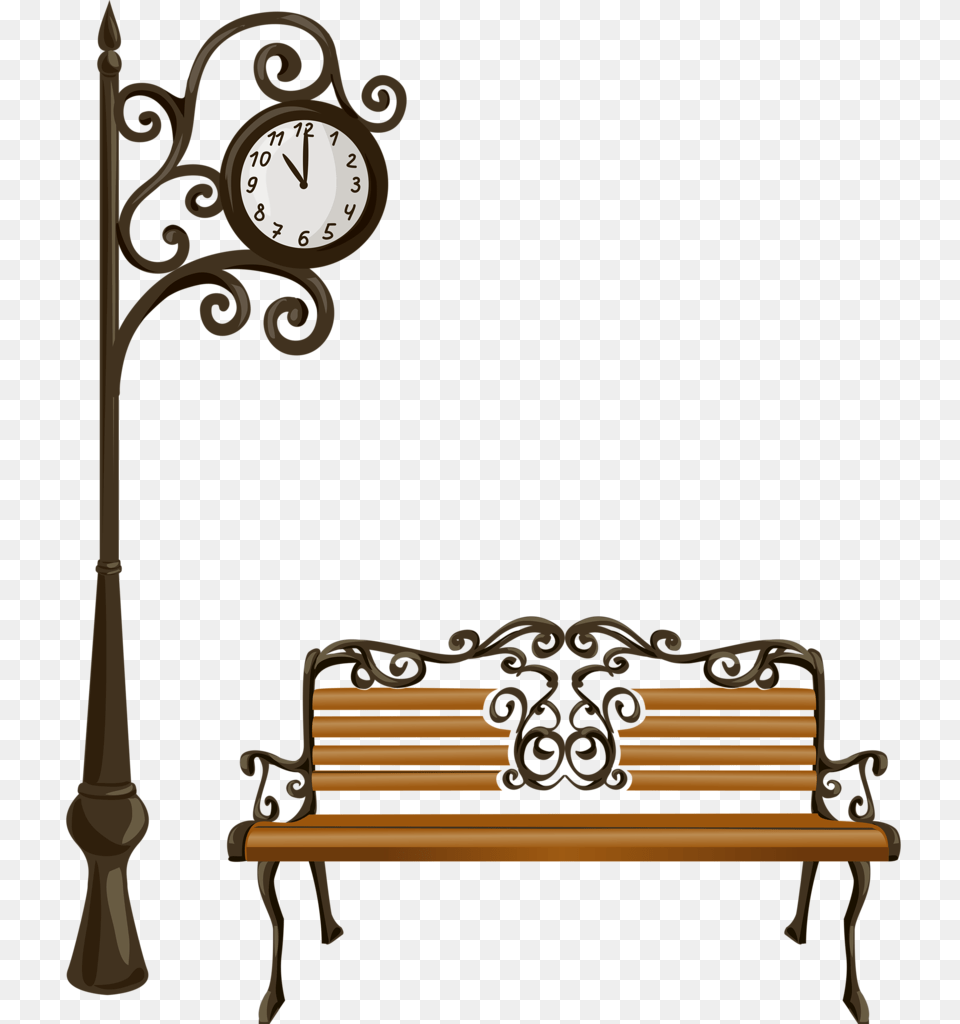 Ch B Paris Clip Art Scrapbook And Mixed, Bench, Furniture Free Transparent Png