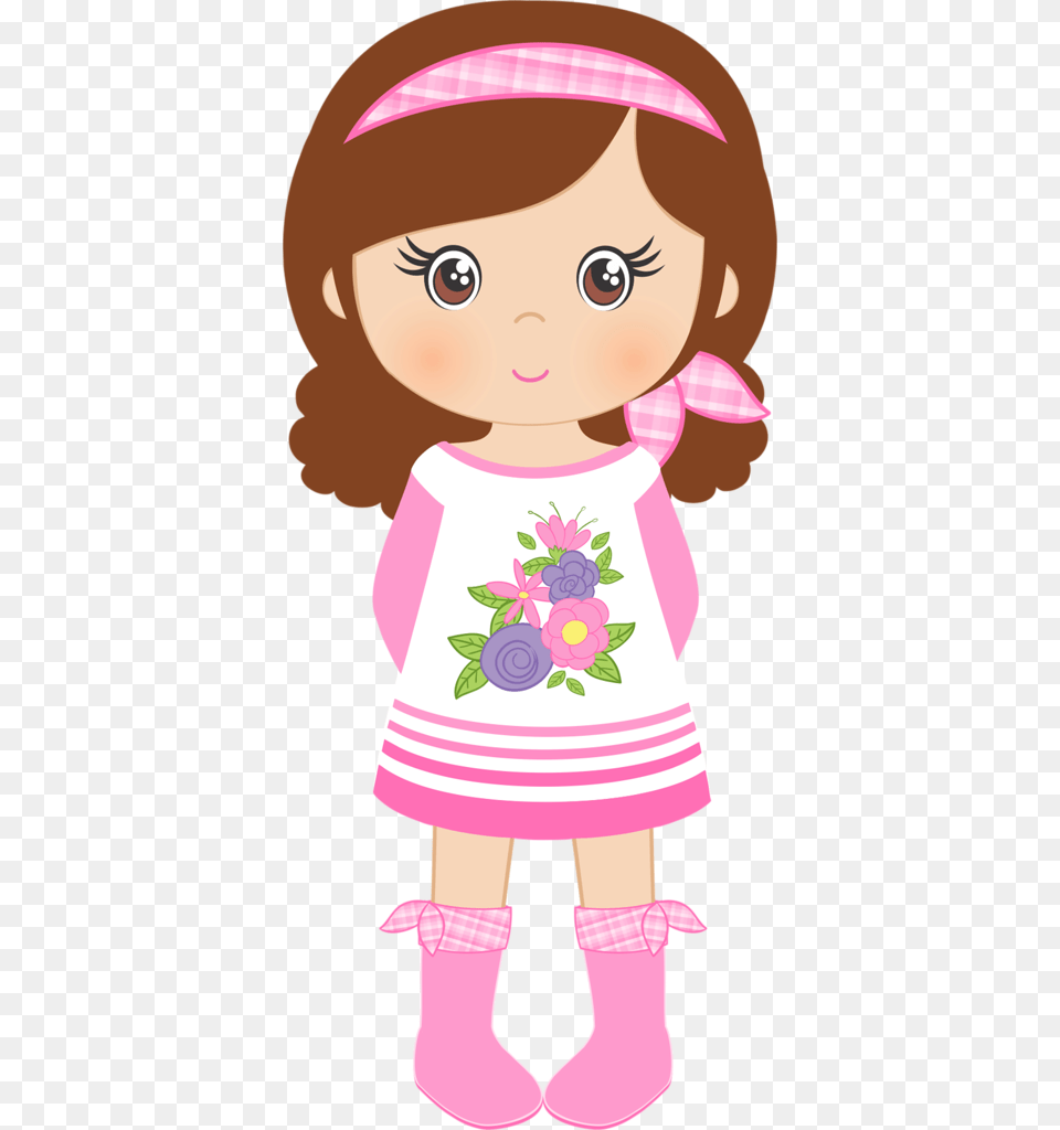 Ch B Spring Shabby Chic Clipart Images Of Girl, Doll, Toy, Baby, Person Png