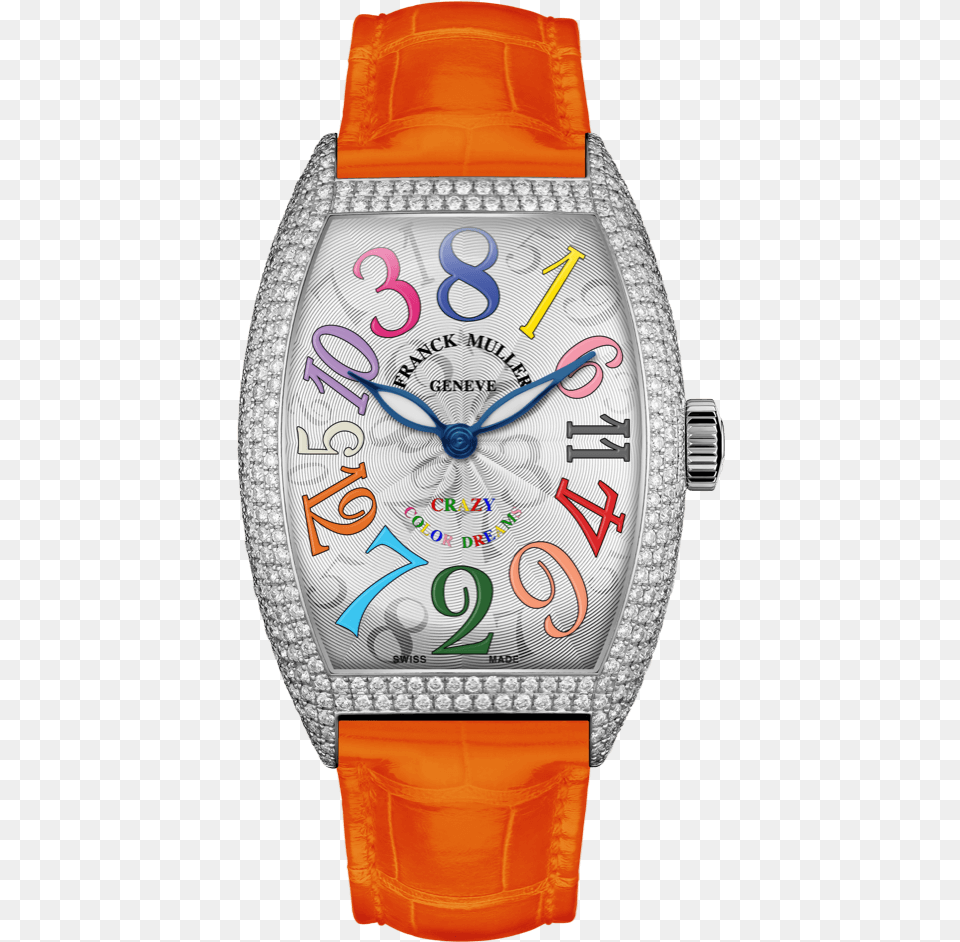 Ch Col Drm D Franck Muller Crazy Color Dreams, Arm, Body Part, Person, Wristwatch Free Png Download