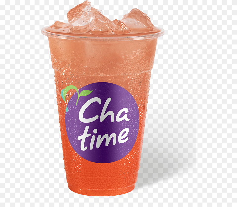 Cha Time Frozen Strawberry, Beverage, Juice, Cup, Disposable Cup Png Image
