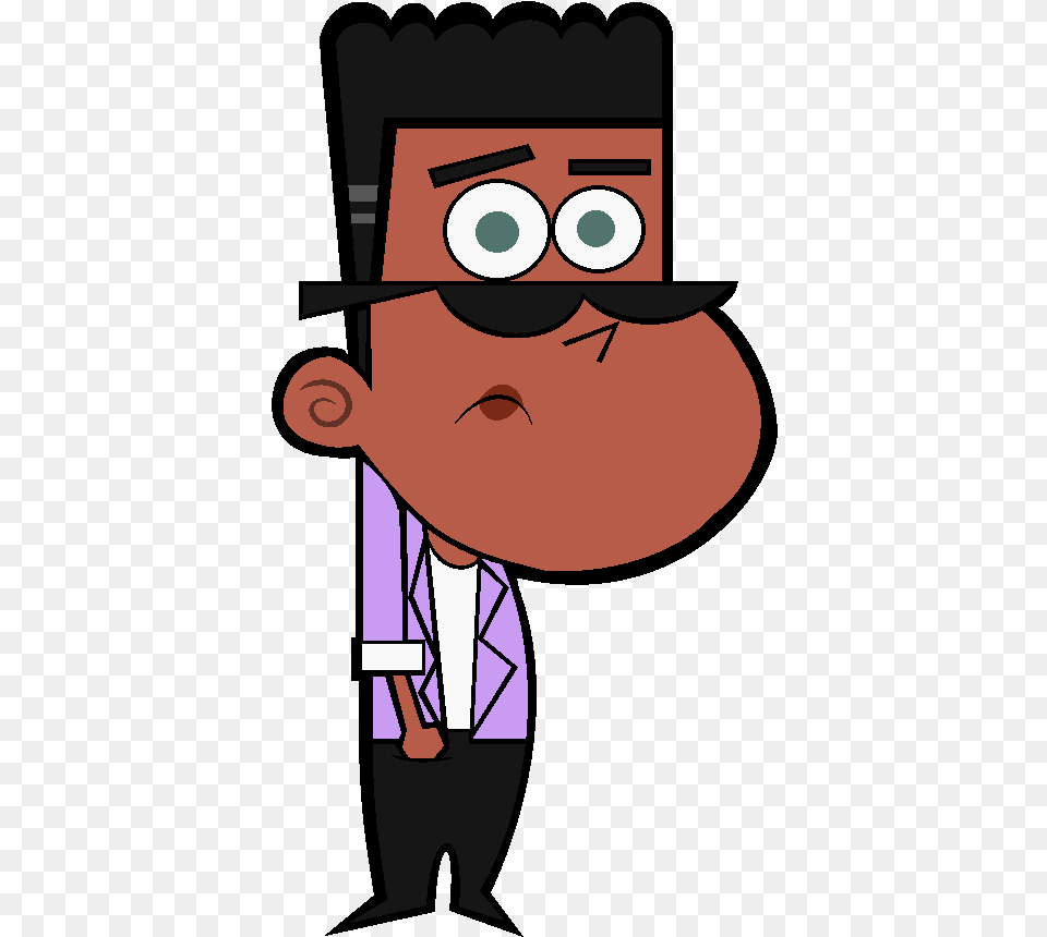Chad Fairly Odd Parents Wiki Fandom Powered Fairly Odd Parents Black Guy, Person, Cartoon, Face, Head Png