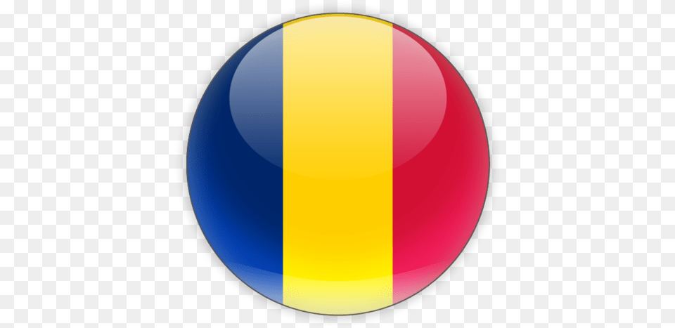 Chad Flag 2 Image Romania Flag Circle, Sphere, Astronomy, Moon, Nature Free Png