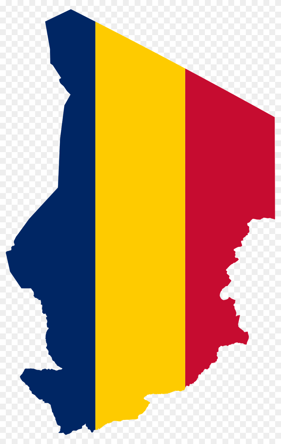 Chad Flag Map Clipart Png Image