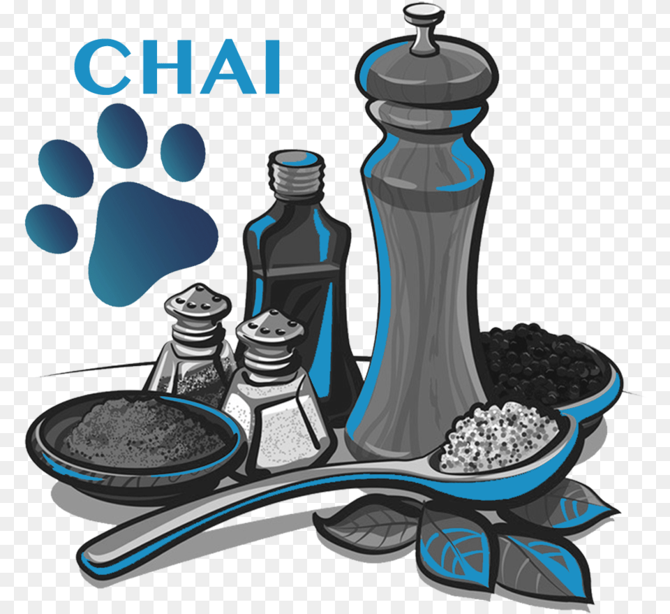 Chai For Senior Dogs Spice Clipart, Cutlery, Spoon, Bottle Free Png