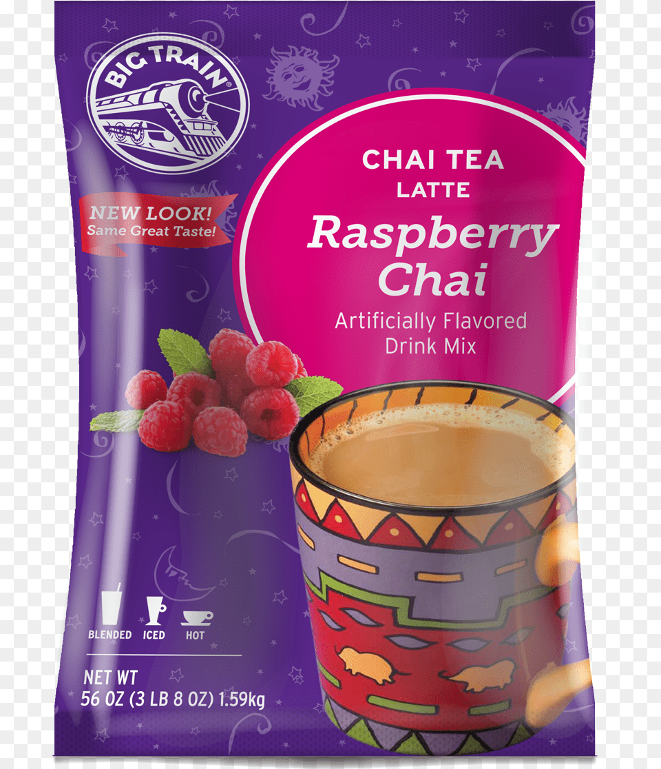 Chai Raspberry Big Train Chai 35 Lb Bag Raspberry, Berry, Produce, Plant, Food Free Png Download