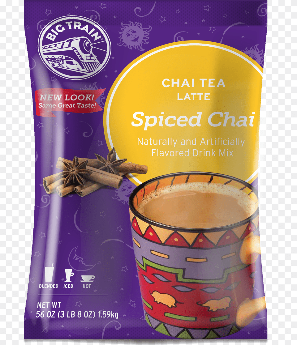 Chai Spiced Big Train Raspberry Chai, Advertisement, Herbal, Herbs, Plant Free Png