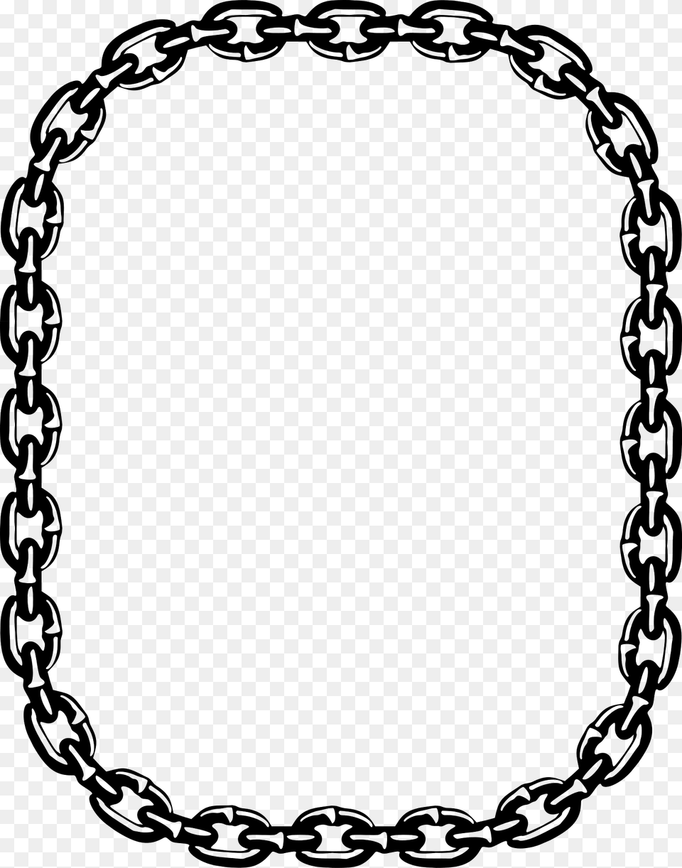 Chain Frame Clipart, Accessories, Jewelry, Necklace Png