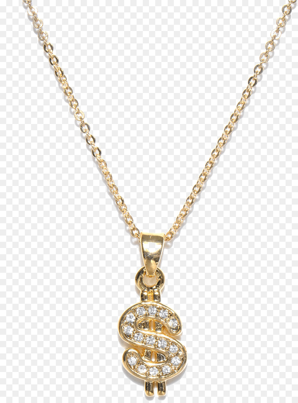 Chain Gold Dollar, Accessories, Diamond, Gemstone, Jewelry Free Png Download