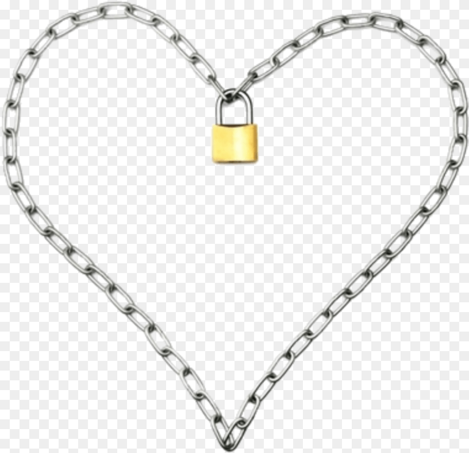 Chain Heart Transparent, Accessories, Jewelry, Necklace, Diamond Free Png