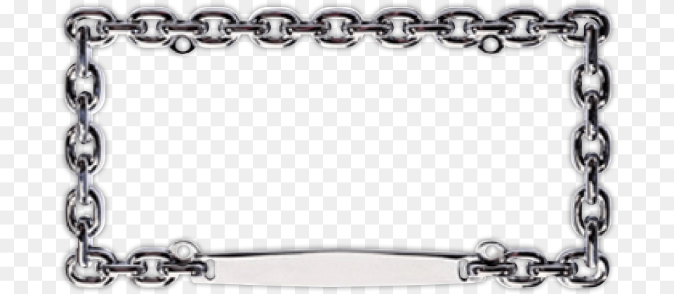 Chain License Plate Frame Free Png