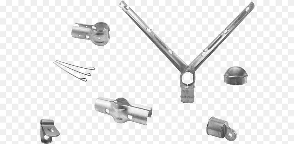 Chain Link Accessories 2 X 1 58 45 Barb Wire Arm 6 Strand Fits 1 78 Od, Appliance, Electrical Device, Device, Blow Dryer Free Png