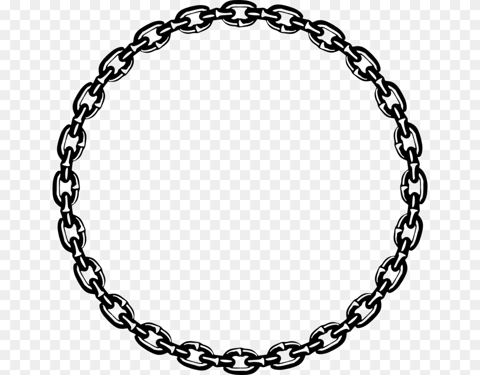 Chain Picture Frames Drawing, Gray Png