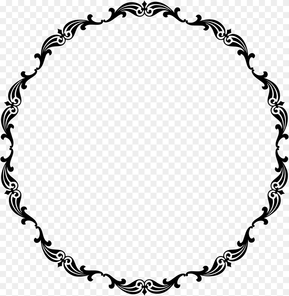 Chain Picture Transparent Victorian, Gray Png Image
