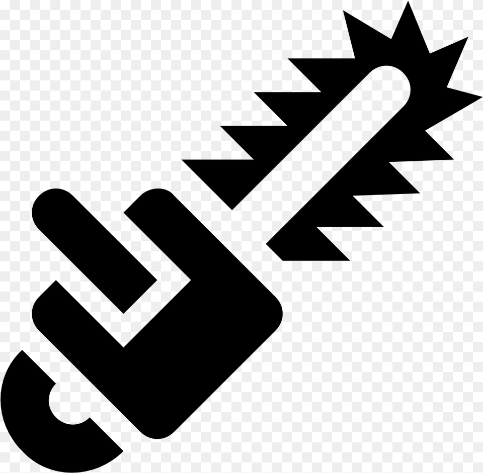 Chain Saw Icon Chainsaw Emoji, Gray Free Png